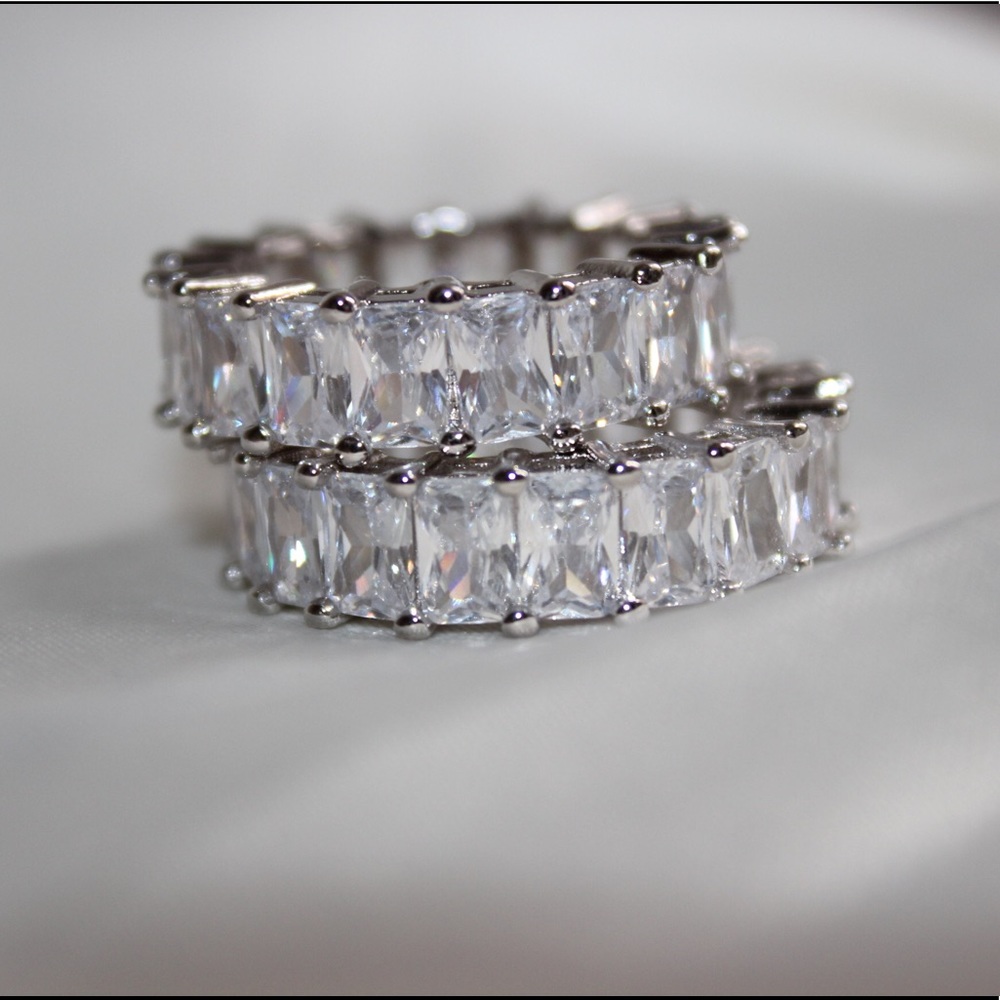 Elsa Cubic Zirconia sterling silver ring